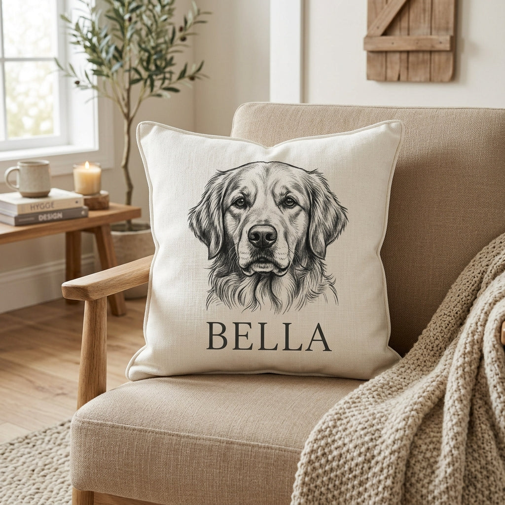 Custom Pet Velvet Pillow